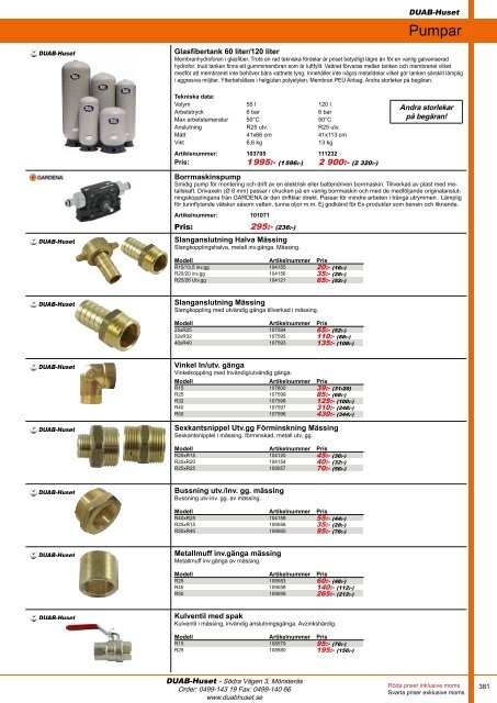 DUAB-HUSET - Produktkatalog 13