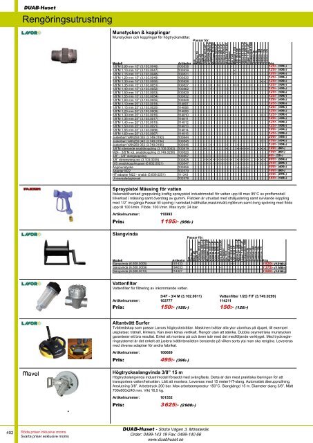 DUAB-HUSET - Produktkatalog 13