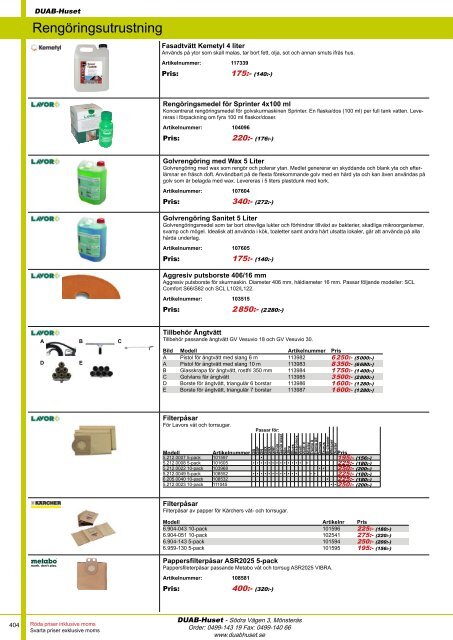 DUAB-HUSET - Produktkatalog 13