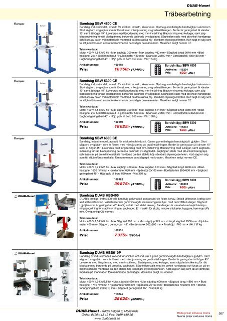 DUAB-HUSET - Produktkatalog 13