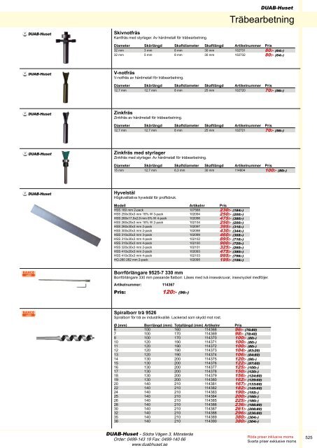 DUAB-HUSET - Produktkatalog 13