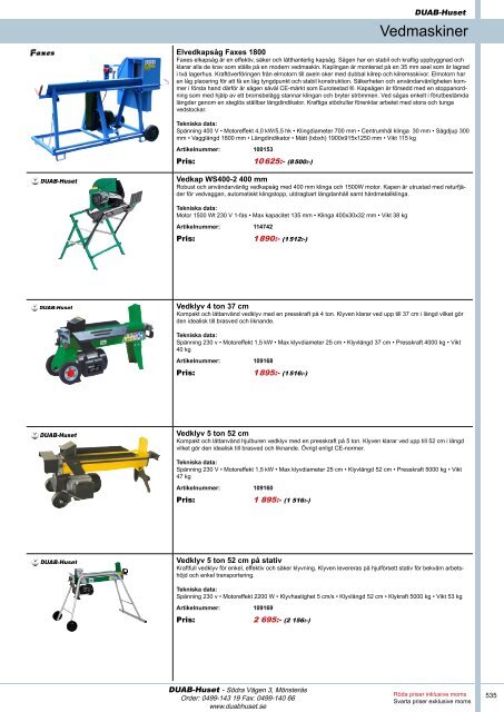 DUAB-HUSET - Produktkatalog 13