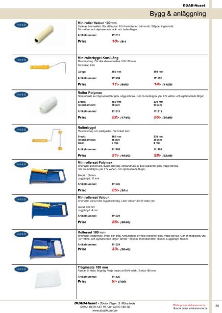 DUAB-HUSET - Produktkatalog 13