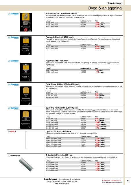 DUAB-HUSET - Produktkatalog 13