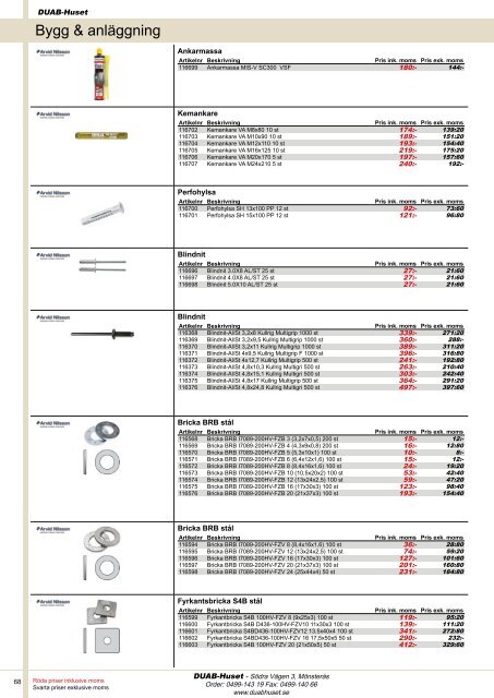 DUAB-HUSET - Produktkatalog 13