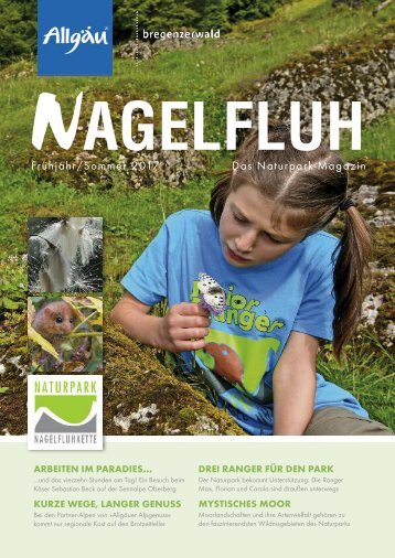 NAGELFLUH Frühjahr/Sommerausgabe 2017 - das Naturpark Magazin