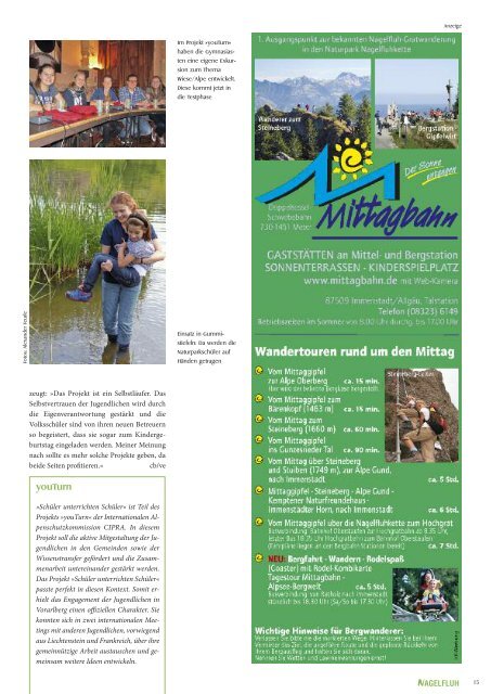 NAGELFLUH Frühjahr/Sommerausgabe 2017 - das Naturpark Magazin