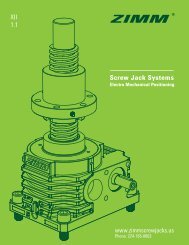 ZIMM US_Screw Jack Systems_Brochure Xll1.1