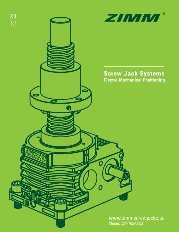 ZIMM US_Screw Jack Systems_Brochure Xll1.1