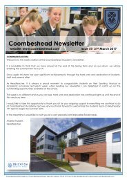 Coombeshead Academy Newsletter - Issue 57