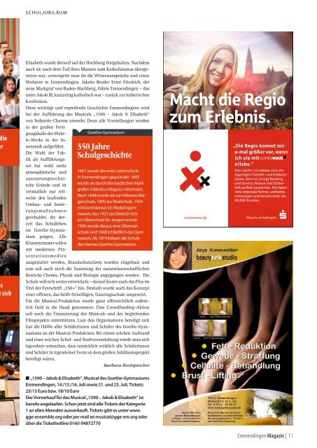 Emmendingen Magazin, April 2017