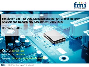 Simulation and Test Data Management Market to Reach US$ 480.6Mn by 2026