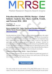 Polyetheretherketone (PEEK) Market - Global Industry Analysis, Size, Share, Growth, Trends, and Forecast 2016 - 2024
