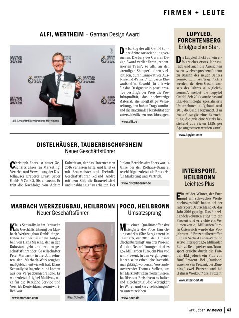 LEBEN 4.0 | w.news 06.2017