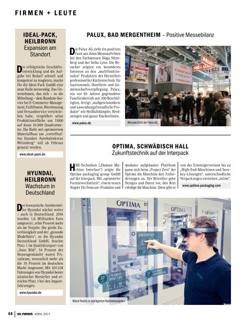 LEBEN 4.0 | w.news 06.2017