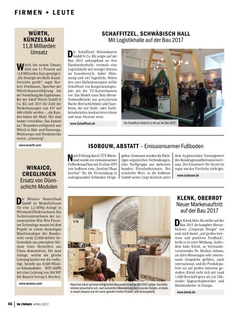 LEBEN 4.0 | w.news 06.2017