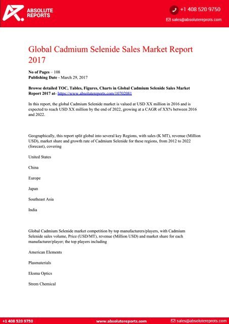 10702081-Global-Cadmium-Selenide-Sales-Market-Report-2017