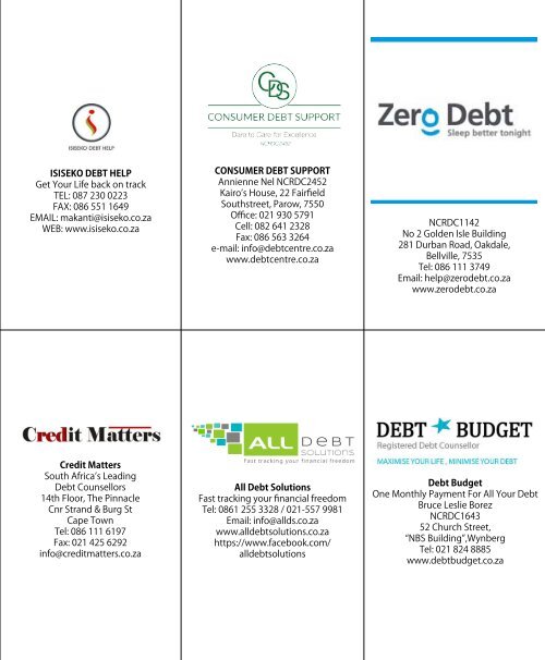 Debtfree Magazine March 2017 