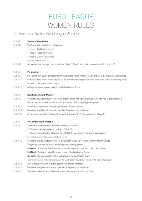 Euro League Women