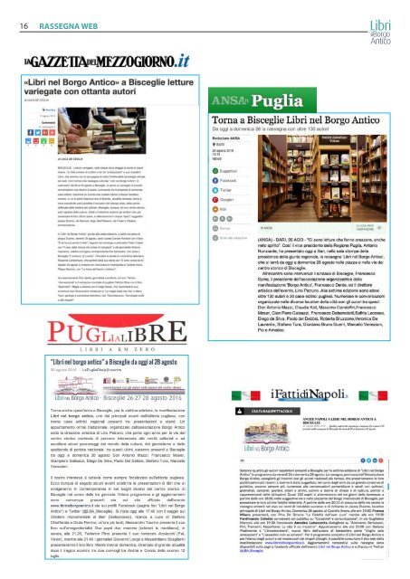 Rassegna Stampa LBA 2016