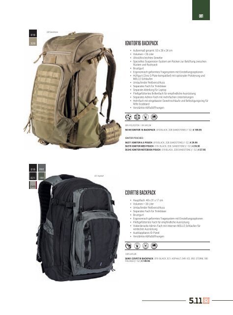 5.11 Tactical Katalog 2017