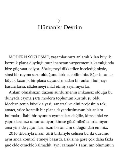 Yuval Noah Harari - Homo Deus Yarının Kısa Bir Tarihi (1)