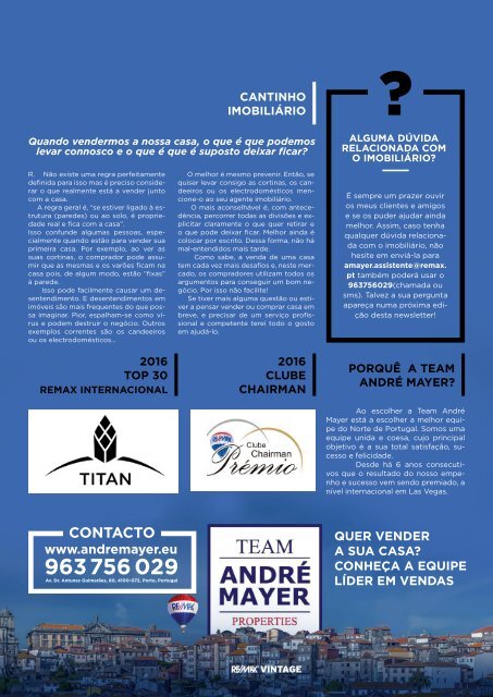 Newsletter Março - Team André Mayer