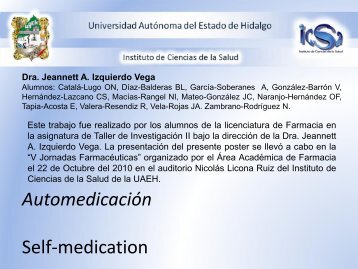 automedicacion power point