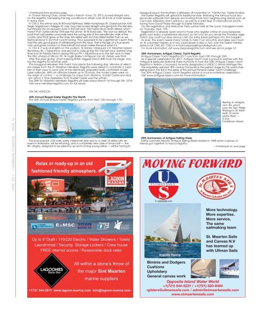 Caribbean Compass Yachting Magazine April 2017