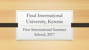 Final International University, Kyrenia