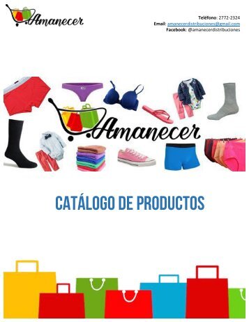 Catálogo Productos - Distribuidora Amanecer