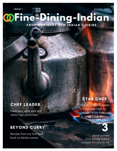 Finediningindian Food Magazine - Issue 1- April 2017
