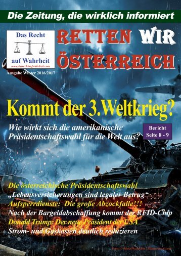 Zeitung - Das Recht auf Wahrheit - Winter 2016-2017 - mail-Version