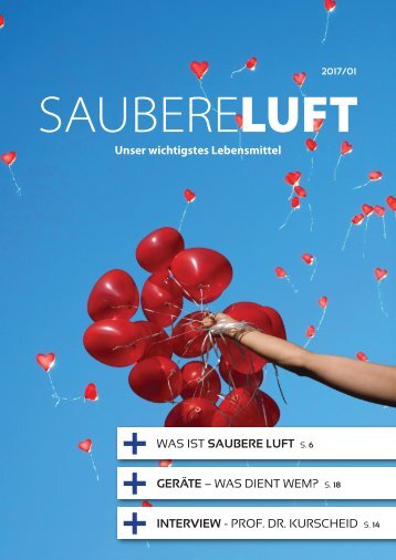 Saubere Luft - Unser wichtigstes Lebensmittel.