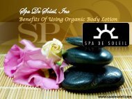 Benefits Of Using Organic Body Lotion