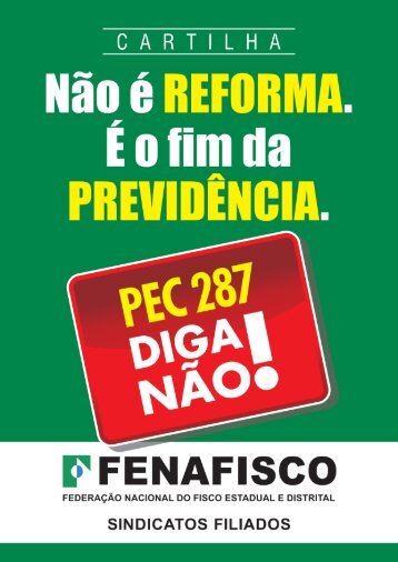 Cartilha PEC 287 DIGA NAO