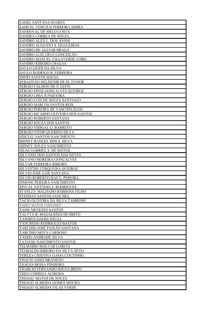 LISTA DE SÓCIOS E CONSELHEIROS APTOS