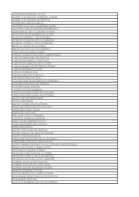 LISTA DE SÓCIOS E CONSELHEIROS APTOS