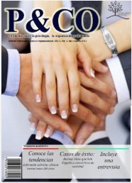 Revista P&CO (Psicología & Cultura Organizacional)