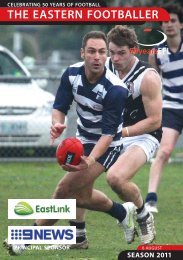 EFL Record 17.indd - Eastern Football League