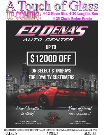 Central Valley Corvettes Newsletter - April 2017