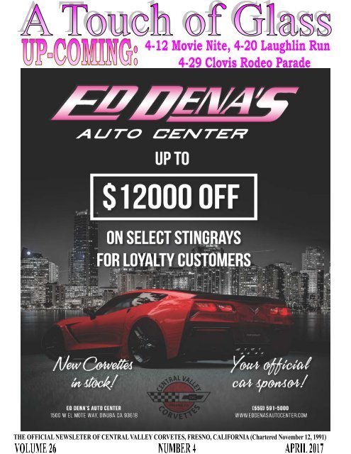 Central Valley Corvettes Newsletter - April 2017