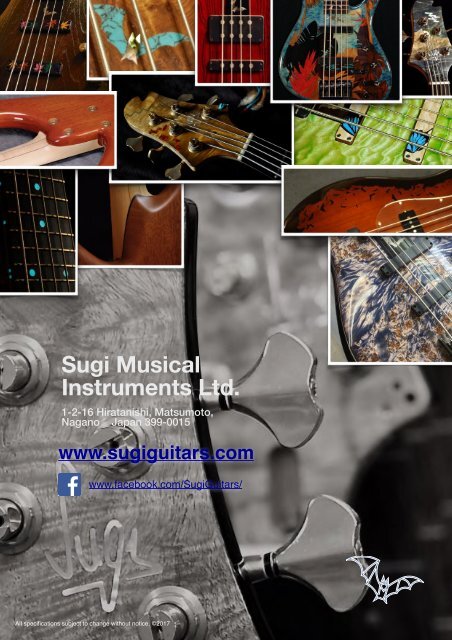 Sugi Guitars & Basses