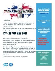 Welcome letter DR 2017