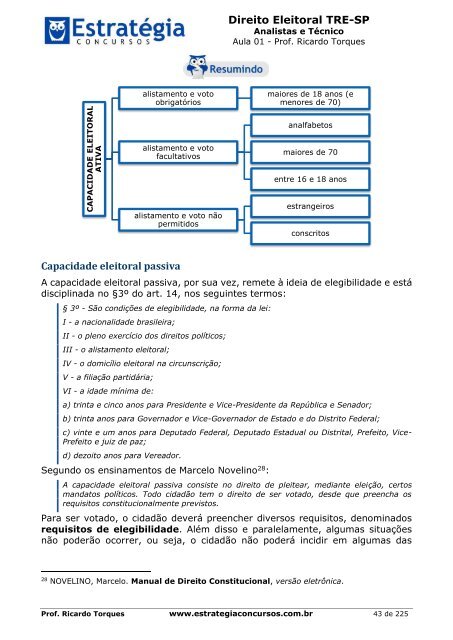 Aula 01 - D.ELEITORAL C.F