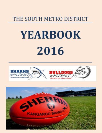 SOUTH METRO YEARBOOK 2016 