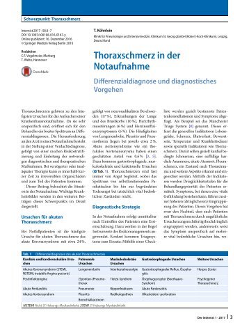 02 Thoraxschmerz in der Notaufnahme