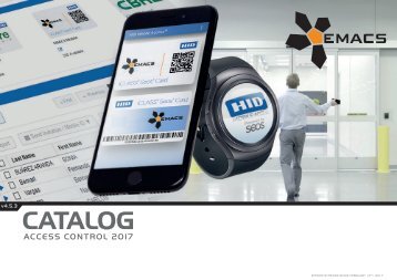 Access Control Catalog 2017 - version 4.5.3 (U$D - FOB Miami)