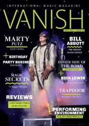 VANISH Magic Magazine number 33