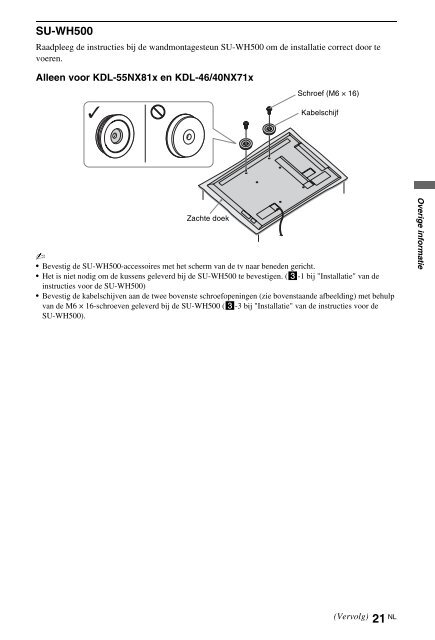 Sony KDL-46NX715 - KDL-46NX715 Mode d'emploi Fran&ccedil;ais